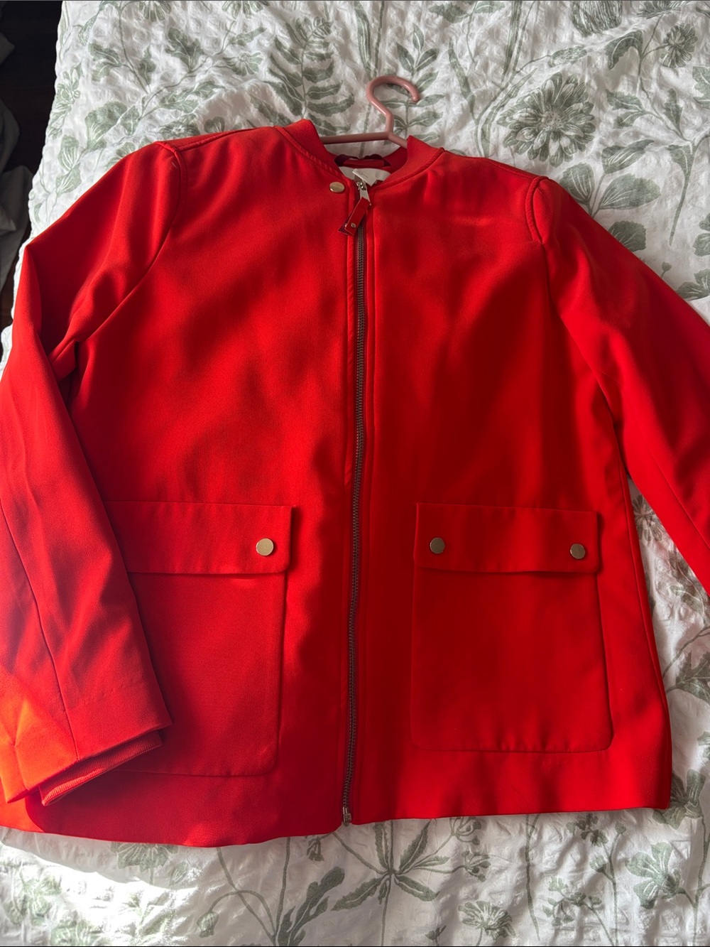 H&M Bright Red Orange Jacket